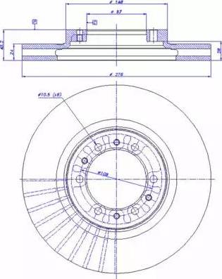 CAR 142.856 - Гальмівний диск avtolavka.club