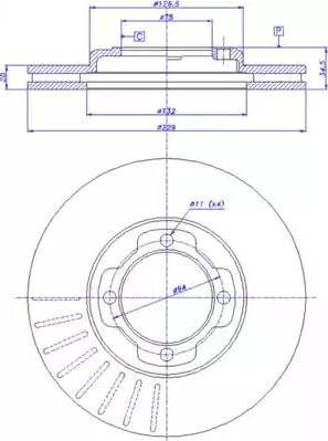 CAR 142.817 - Гальмівний диск avtolavka.club