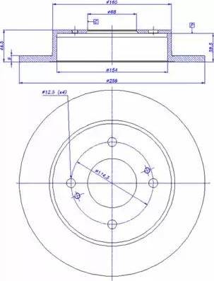 CAR 142.871 - Гальмівний диск avtolavka.club