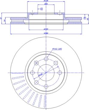 Maxtech 871526.6880 - Гальмівний диск avtolavka.club