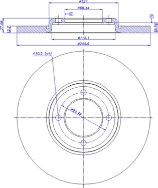 CAR 142.256 - Гальмівний диск avtolavka.club