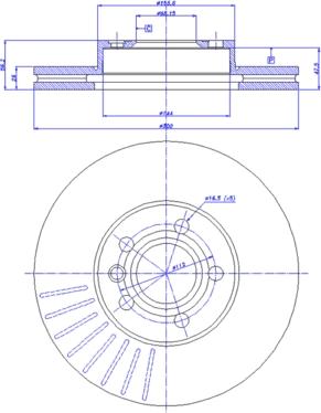 BENDIX 562382B - Гальмівний диск avtolavka.club