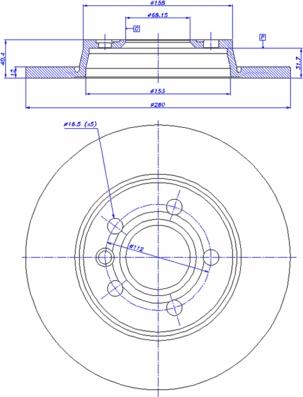 CAR 142.758 - Гальмівний диск avtolavka.club