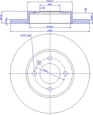 A.B.S. 8514914 - Гальмівний диск avtolavka.club