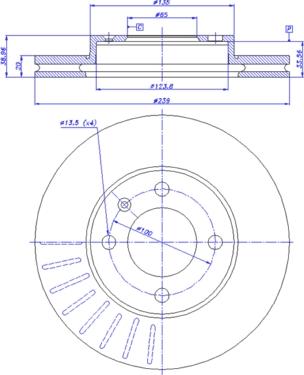 CAR 142.715 - Гальмівний диск avtolavka.club