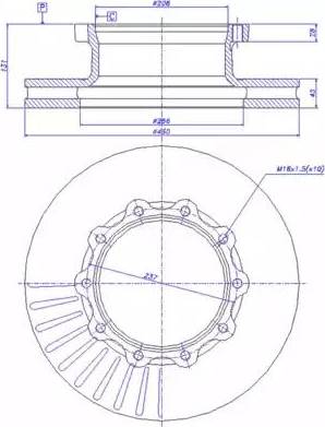 CAR 150.480 - Гальмівний диск avtolavka.club