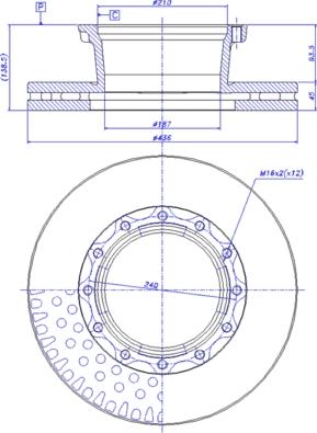 CAR 150.120 - Гальмівний диск avtolavka.club