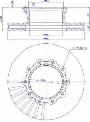 CAR 150.220 - Гальмівний диск avtolavka.club