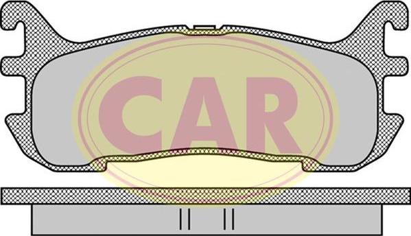 CAR PNT9901 - Гальмівні колодки, дискові гальма avtolavka.club