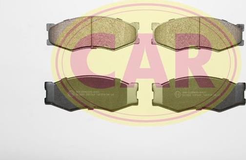 CAR PNT462 - Гальмівні колодки, дискові гальма avtolavka.club