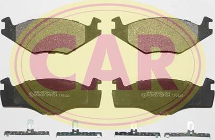 CAR PNT422 - Гальмівні колодки, дискові гальма avtolavka.club