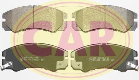 CAR PNT565 - Гальмівні колодки, дискові гальма avtolavka.club