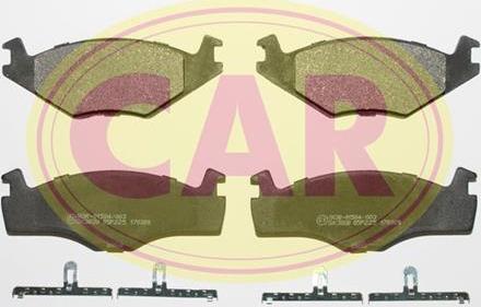 CAR PNT522 - Гальмівні колодки, дискові гальма avtolavka.club