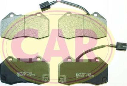 CAR PNT6012 - Гальмівні колодки, дискові гальма avtolavka.club
