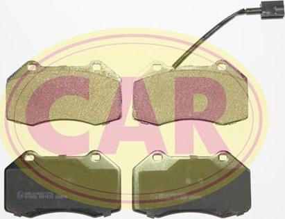 CAR PNT0761 - Гальмівні колодки, дискові гальма avtolavka.club
