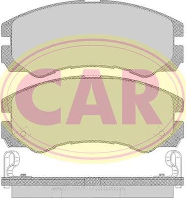 CAR PNT856 - Гальмівні колодки, дискові гальма avtolavka.club