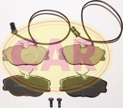 CAR PNT230 - Гальмівні колодки, дискові гальма avtolavka.club