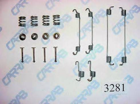 Carrab Brake Parts 3281 - Комплектуючі, барабанний гальмівний механізм avtolavka.club