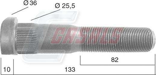 Casals 21528 - Болт кріплення колеса avtolavka.club