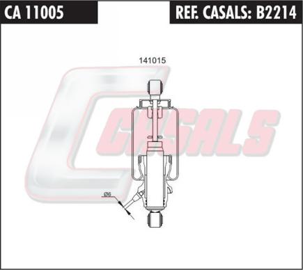 Casals B2214 - Гаситель, кріплення кабіни avtolavka.club