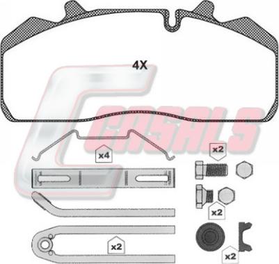 ACDelco AC058822D - Гальмівні колодки, дискові гальма avtolavka.club