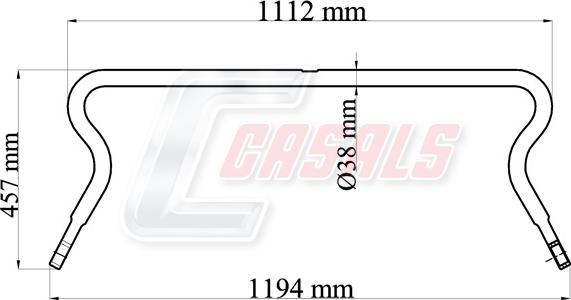 Casals E1103 - Стабілізатор, ходова частина avtolavka.club