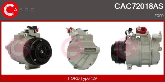 Casco CAC72018AS - Компресор, кондиціонер avtolavka.club