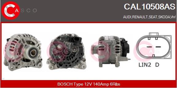 Casco CAL10508AS - Генератор avtolavka.club