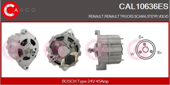 Casco CAL10636ES - Генератор avtolavka.club