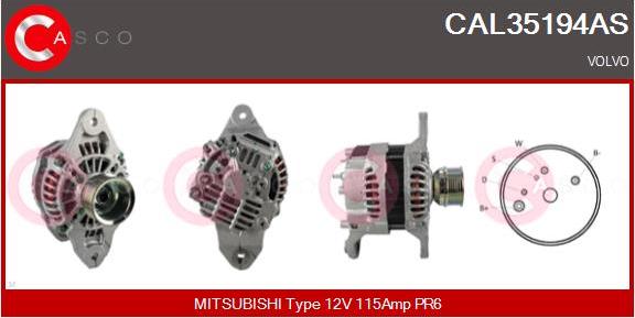 Casco CAL35194AS - Генератор avtolavka.club