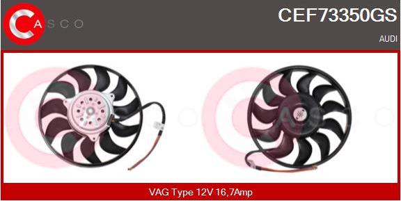 Casco CEF73350GS - Вентилятор, охолодження двигуна avtolavka.club