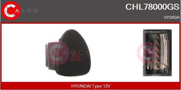 Casco CHL78000GS - Покажчик аварійної сигналізації avtolavka.club