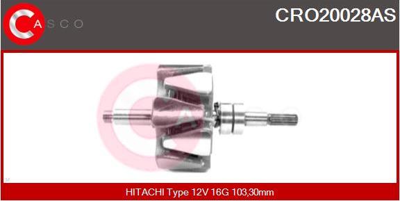 Casco CRO20028AS - Ротор, генератор avtolavka.club