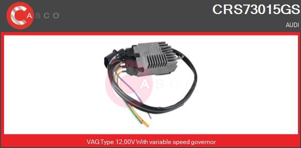 Casco CRS73015GS - Додатковий резистор, електромотор - вентилятор радіатора avtolavka.club