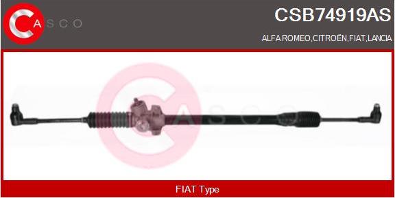 Casco CSB74919AS - Рульовий механізм, рейка avtolavka.club