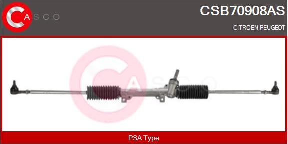 Casco CSB70908AS - Рульовий механізм, рейка avtolavka.club