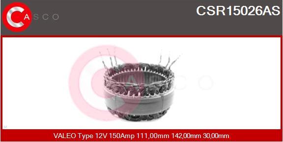 Casco CSR15026AS - Статор, генератор avtolavka.club