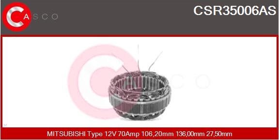 Casco CSR35006AS - Статор, генератор avtolavka.club