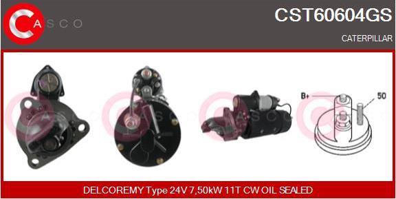 Casco CST60604GS - Стартер avtolavka.club