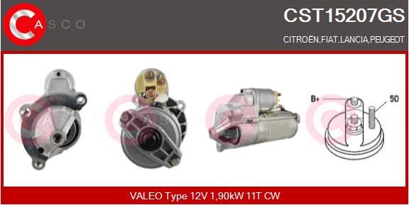 Casco CST15207GS - Стартер avtolavka.club