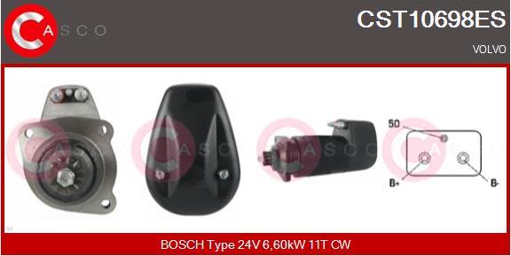 Casco CST10698ES - Стартер avtolavka.club