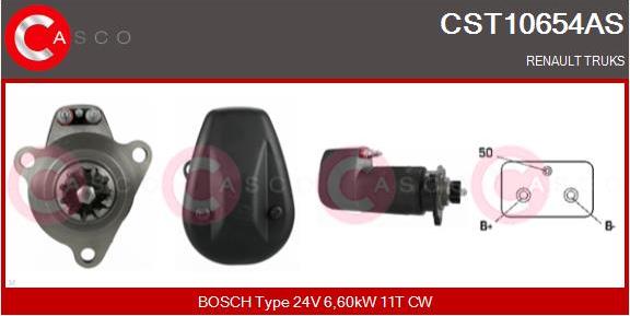 Casco CST10654AS - Стартер avtolavka.club