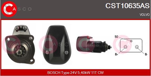 Casco CST10635AS - Стартер avtolavka.club