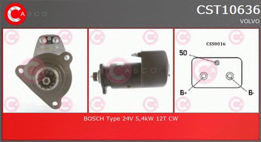 Casco CST10636 - Стартер avtolavka.club