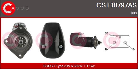 Casco CST10797AS - Стартер avtolavka.club