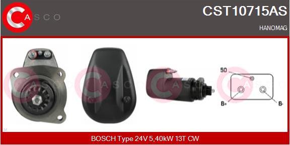 Casco CST10715AS - Стартер avtolavka.club