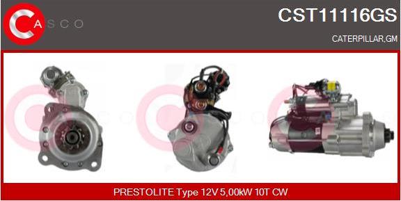 Casco CST11116GS - Стартер avtolavka.club