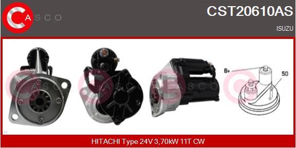 Casco CST20610AS - Стартер avtolavka.club