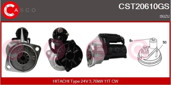 Casco CST20610GS - Стартер avtolavka.club