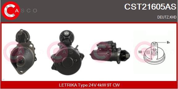 Casco CST21605AS - Стартер avtolavka.club